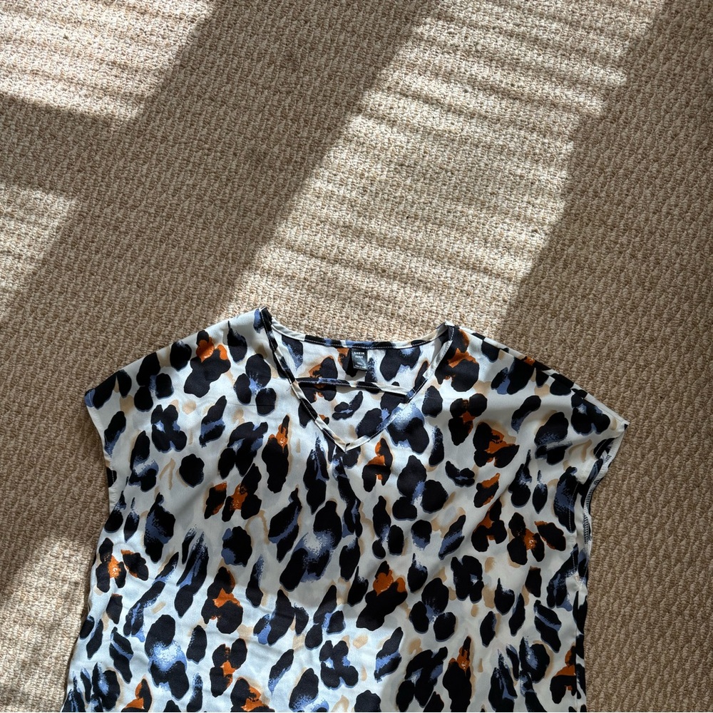 Shein Colored Leopard Print Top